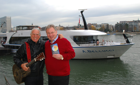Rhein-Premiere für Musiklegende Toni Vescoli und Buchautor Roland P. Poschung